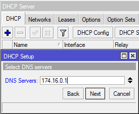 Настройка гостевого WiFi в CAPsMAN, выбор DNS для DHCP сервера
